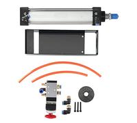 Fafeicy Pneumatic Can Crusher, 100 Psi, Steel and Aluminium, Industrial Style, Recycling Tool with Safety Valve