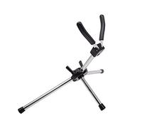 Fafeicy Portable Alto Sax Metal Holder, Foldable Stand with Carry Bag, Sturdy Aluminum Alloy Floor Stand for Alto Saxophone Soft Rubber Protection