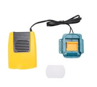 Fafeicy Portable Cordless Small Space Heater Fit for Makita 18V Battery, 200W Efficient Heating with 2 Levels USB Outputs