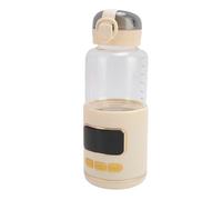 Fafeicy Portable Milk Warmer, Travel Bottle Warmer Baby Bottle Warmer with 15000mAh Battery Fast Heating for Breast Milk Formula Water and Juice