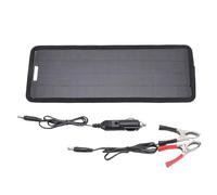 Fafeicy Portable Solar Car Battery Charger, with Polycrystalline Panel and Intelligent Charging Technology, for RVs and Boats - High Efficiency 6W ABS Construction