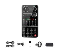 Fafeicy Portable Voice Changer Disguiser Modulator Device Handheld Electronic Sound Effects Machine Maker with 12 Modes 9 Fixed Effects 13 Music Modes Ultra-Thin Design Noise Reduction