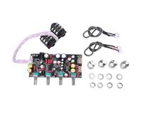 Fafeicy Preamplifier Board with Mic Socket Digital Power Amplifier Module DSP Reverb 3D Effect Dual 6.35mm Jacks for Karaoke and Stage Microphone Enhancement