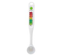 Fafeicy Professional LED Salinity Tester ABS Copper Salinometer Meter 0 to 1.5 Percent 32 to 176 Degrees Fahrenheit 7 LED Display for Food Liquid Testing Home Kitchen Use
