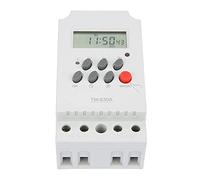 Fafeicy Programmable Time Relay Timer Switch, Digital Timer Switch for Street Lamps and Neon Lights, 17 On/Off Settings, 12VDC AC220V Automatic Control (AC220V)