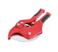 Fafeicy PVC Pipe Cutter Tool, SK5 Blades with Ergonomic Handle, 42mm Capacity Multifunctional Ratchet Design for Smooth and Efficient Cutting