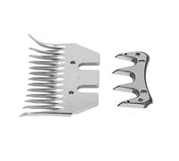 Fafeicy Quick Cutting Sheep Shears Vane/Wing Wool Cutter Clipper Comb Trimmer Accessory Set Kit 13 Teeth Curved, Efficient and Stable, Good Material, Practical Use, Easy to Install with Very