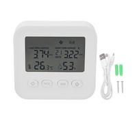 Fafeicy Radon Detector for Home Basement Long Short Term Average Temperature Humidity Continuous Monitoring Portable Radon Test Kit for Adults Homeowners