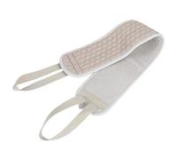 Fafeicy Rear Scrub Towel Soft Exfoliating Shower Bath for Dry Skin, Eczema, Back, Massage, Ideal for All Parts of The Body, Gray, 32.3x3.5in