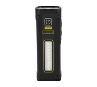 Fafeicy Rechargeable Magnetic Flashlight 1500mAh IPX4 with Type C Charging Red Blue Warning Light for Emergency Work Camping