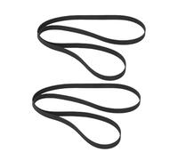 Fafeicy Record Player Belt 2 Pack 145mm Rubber Turntable Drive Replacement Black Audio Equipment Phonograph System Part