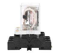 Fafeicy Relay Intermediate 40A, 3 Sets of Switch Contacts (DC24V with base)
