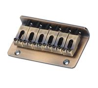 Fafeicy Roller 6 String Guitar Bridge, 73mm Alloy Hardtail Saddle Bridge for Electric Guitar with Enhanced Tone and Easy Adjustment