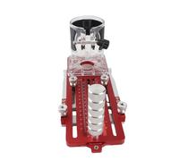 Fafeicy Router Guide, Aluminum Alloy Router Base with Clear Scale for Trimming Slotting Arc Cutting Woodworking