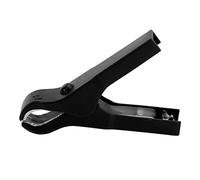 Fafeicy Safe Loading Clamps for Wires 30a Electrical Clamp/holder 10PCs Stainless Steel Spring Spring Design Strong Clamping Subscription Material, Practical for Car Batter and Test Tests (Black)