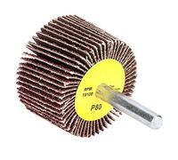 Fafeicy Sanding Flap Wheel Head 10pcs Abrasive Cloth Polishing Wheel with 6mm Shank 40x25x6mm for Stainless Steel Concave Convex Surfaces Grinding Tool