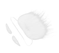 Fafeicy Santa Beard Set, Soft False Eyebrow Is Self-adhesive Christmas Halloween Beard for Birthday Party for Costume Party for Christmas for Halloween