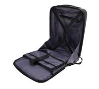 Fafeicy Satellite Backpack Fit for Mini PC Water Proof TSA Lock Charging Port Anti Theft Satellite Travel Bag Durable Compact Travel for Dish Accessories Black