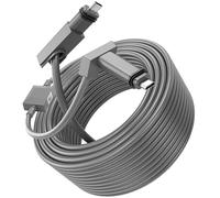 Fafeicy Satellite Cable Replacement 30m 100ft with Ethernet Adapter IP68 1200Mbps for Gen 2 V2 Dish Antenna Stable Outdoor Internet Connection