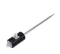 Fafeicy Short Wave Antennae Base, Stainless Steel Grounding Spike and Banana Plugs Portable Tripod Adapter Base with M10 Stud for Amateur Radio Field Emergency Use