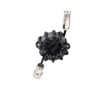 Fafeicy Shortwave Choke Magnet Ring, High Permeability Ferrite Balun for 1.8 30MHz Radio, Common Mode Current Suppression, with PL259 to SO239 Connector