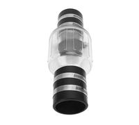 Fafeicy Silent Check Valve Quiet Sump Pump Check Valve 2 Inch with Spring-Loaded Flapper for Backflow Prevention Clear Body Stainless Steel Clamps