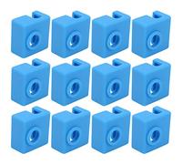 Fafeicy Silicone Heater Block Cover for 3D Printer, 12pcs Compatible with