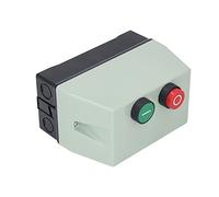 Fafeicy Single Phase Magnetic Motor Starter 220/230V IP55 Waterproof Push Button Switch Green for Air Compressors & Water Applications