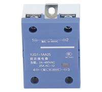 Fafeicy Single Phase Solid State Relay, Engineering Plastic Voltage Regulator, 25A Control Solution for Heating Systems and Packaging Equipment