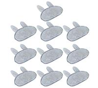 Fafeicy Sleep Eye Mask Fleece Shaped Eyeshade 10 Pack Soft Eye Cover for Sleeping Rest Travel Leisure Theme Party Game for Girls Women Pink (Grey)