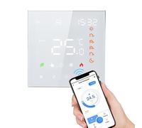 Fafeicy Smart Thermostat, Digital Programmable Touchscreen, WiFi Controlled for Electric Heating, User-Friendly for Home Automation (W-2)