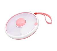 Fafeicy Snack Containers with Lids, 360 Rotating Box Large Capacity, Sealed Veggie Tray for Fruits Snacks, Home Storage Organizer (Pink)