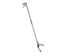 Fafeicy Snake Tongs, Stainless Steel Snake Tong, Foldable Reptile Grabbing Stick Foldable Self Lockable Strong Safe Catcher Handling Tool for Outdoor Farmers
