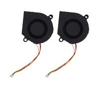 Fafeicy Snapmaker U1 Hotend Cooling Fan, 2Pcs 5015 Blower with Double Ball Bearings and PWM Control for 3D Printer Print Head Replacement