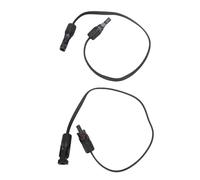 Fafeicy Solar Panel Extension Cable Connector Cable Pure Copper Fireproof Sunproof IP67 for Solar Power Plants Marine RVs Home Systems (0.5m / 1.6ft)