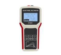 Fafeicy Solar Panel Multimeter Auto Manual MPPT Tester with LCD Backlight Display Open Circuit Voltage Tester Over Voltage Current Temperature Protection for PV Panel Testing 5 800W (EY800W)