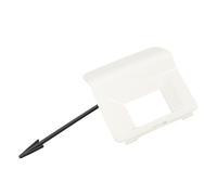 Fafeicy Spare Tire Camera Cover, ABS Tailgate Rear Wheel Camera Cap Replacement, Shockproof Trunk Protection Easy Install for 150 Series KDJ150 GRJ150 GDJ150 (White with Hole 64772 60020 A0, 64772