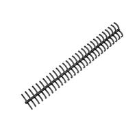 Fafeicy Spiral Binding Coil, Plastic Material, 30 Holes, 16mm Diameter, Perfect for Office and School Use with 130 Sheet Capacity (Black)
