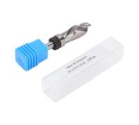 Fafeicy Spiral Flush Trim Router Bit, 1/4in Shank 1/2in Cutting Diameter -/4in Cutting Length Top Bearing for CNC Woodworking Edges Trimming