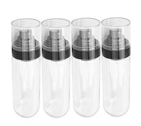 Fafeicy Spray Bottle Set Reusable Portable Plastic Travel Cosmetic Container Dispenser for Travel, 4Pcs Mini Refillable Liquid Bottles for and Sanitary Business Trips (100ml)