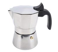 Fafeicy Stainless Steel Coffee Machine Coffee Machine Octheart -Like Shape Quality Control Pot for Rich Italian Lovers (150ML)
