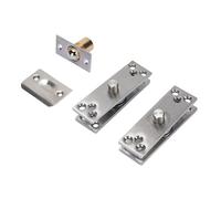 Fafeicy Stainless Steel Concealed Door Hinge, Heavy Duty Pivot Hinge 360 Degree Rotation Door Hinge for Wood Door Aluminum Frame Glass Door with Ball Bearing System Up to 220lbs