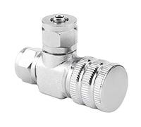 Fafeicy Stainless Steel Needle Micro-Metering Valve, Ergonomically Design, and Remove, for CO2, Check Valve Bubble Counter Fish Accessory (Double-head fine-tuning (takeover))