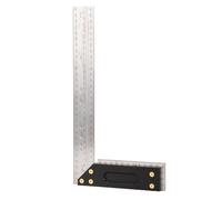 Fafeicy Stainless Steel Ruler 300mm Square Engineer Rule Machinist Measuring Tool with Inch Graduations for Woodworking Construction Marking