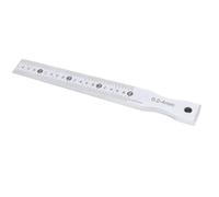 Fafeicy Stainless Steel Taper Gauges 0.2-4mm Range GapsMeasuring Tool 0.05mm Tolerance Metal Ruler for Industrial Inspection
