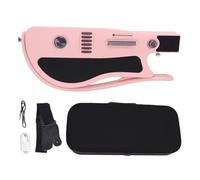 Fafeicy Stringless Smart Guitar Foldable Travel Backing Guitar with Real Time Chord Indicator Light for Beginners Adults Teens