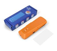 Fafeicy Stud Sensor Stud Finder Wall Scanner with Electronic Signal Metal Detector for Wood Studs Joists Drywall Plywood Detection 3/4 Inch Depth LED Alert Pencil Notch (Orange)