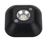 Fafeicy Super Energy Saving, Infrared Motion Sensor Night Light, 360 Degrees Beam Angle, for Homes, Wardrobes, Kitchens, Camping Tents, Outdoor with Motion Sensor (Black)