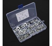 Fafeicy T Nut Set Rivet Nut Insert Nutsert Kit 110pcs M3 M4 M5 M6 M8 M10 Stainless Steel with Galvanized Finish for Industrial Construction Fasteners