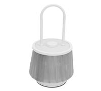 Fafeicy Table Lamp Rechargeable LED Bedside Table Lamp with Fabric Lampshade Touch Control 1200mAh Aluminum Alloy 3 Brightness Levels for Bedroom Hotel Guesthouse Desk (White)